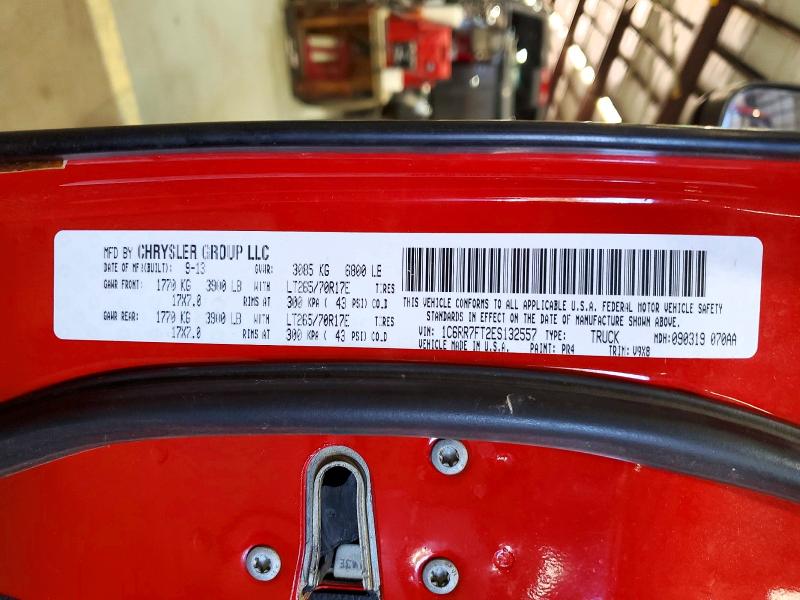Продажа на аукционе авто 2014 Ram 1500, vin: 1C6RR7FT2ES132557, номер лота: 72378056