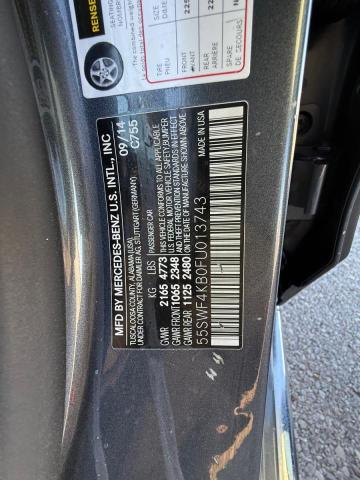 72242786 :رقم المزاد ، 55SWF4KB0FU013743 vin ، 2015 Mercedes-benz C مزاد بيع
