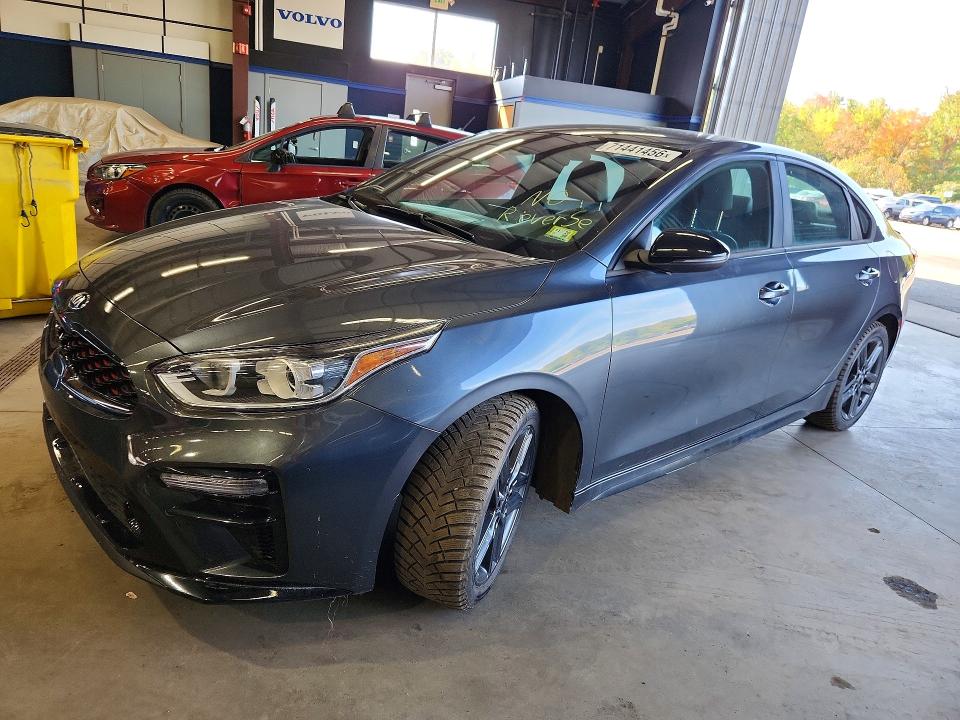 71441456 :رقم المزاد ، 3KPF34AD4ME306545 vin ، 2021 Kia Forte مزاد بيع