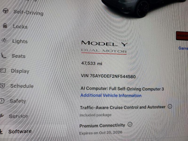 Продажа на аукционе авто 2022 Tesla Model Y, vin: 7SAYGDEF2NF544580, номер лота: 72514926
