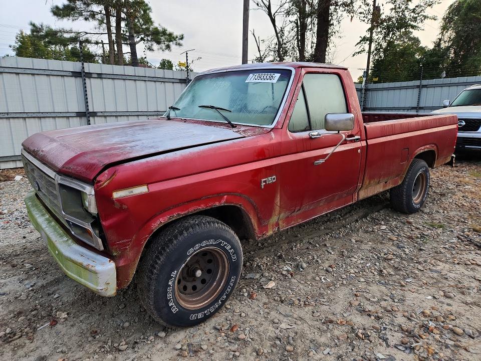 71393336 :رقم المزاد ، 1FTDF15N4FNA37848 vin ، 1985 Ford F150 مزاد بيع