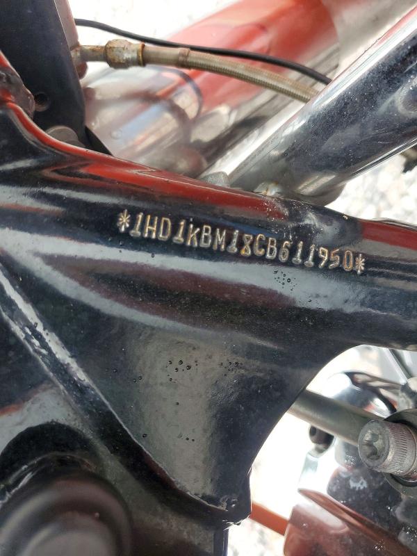 2012 Harley-davidson Flhx მანქანა იყიდება აუქციონზე, vin: 1HD1KBM18CB611950, აუქციონის ნომერი: 71647676