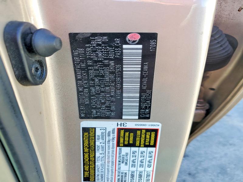 2009 Toyota Camry მანქანა იყიდება აუქციონზე, vin: 4T4BE46KX9R117926, აუქციონის ნომერი: 71498646
