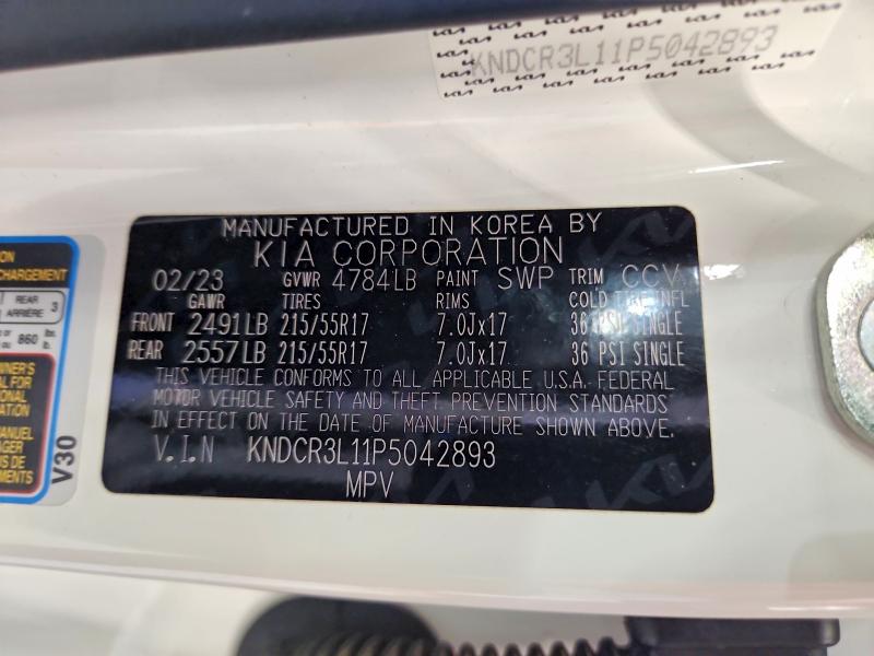 71964316 :رقم المزاد ، KNDCR3L11P5042893 vin ، 2023 Kia Niro مزاد بيع