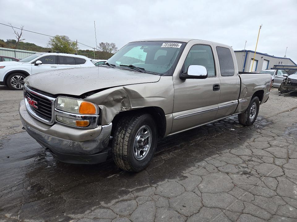 2002 Gmc New Sierra მანქანა იყიდება აუქციონზე, vin: 2GTEC19V621115307, აუქციონის ნომერი: 73150866