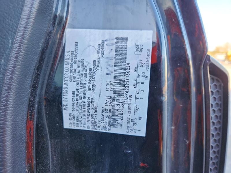 2002 Ford Mustang მანქანა იყიდება აუქციონზე, vin: 1FAFP42X92F160259, აუქციონის ნომერი: 72200276