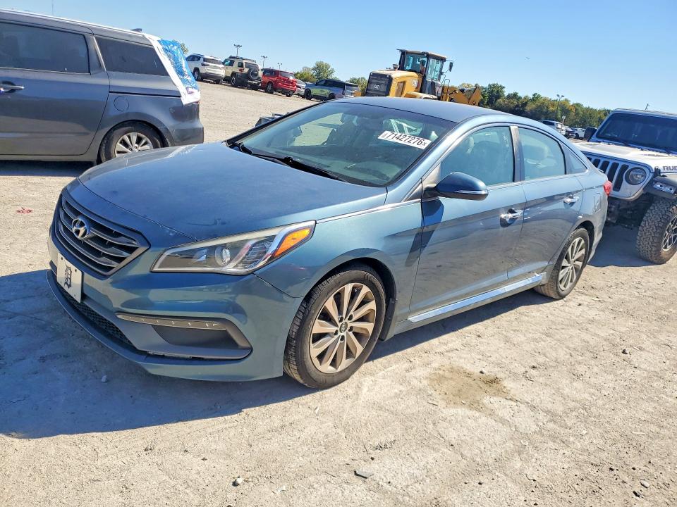 2015 Hyundai Sonata მანქანა იყიდება აუქციონზე, vin: 5NPE34AF4FH146534, აუქციონის ნომერი: 71427276