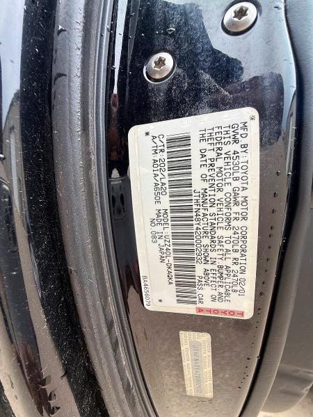 2002 Lexus Sc მანქანა იყიდება აუქციონზე, vin: JTHFN48Y420002932, აუქციონის ნომერი: 71895586