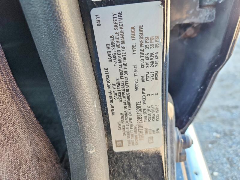 71503806 :رقم المزاد ، 1GCHTDFE2B8132072 vin ، 2011 Chevrolet Colorado مزاد بيع