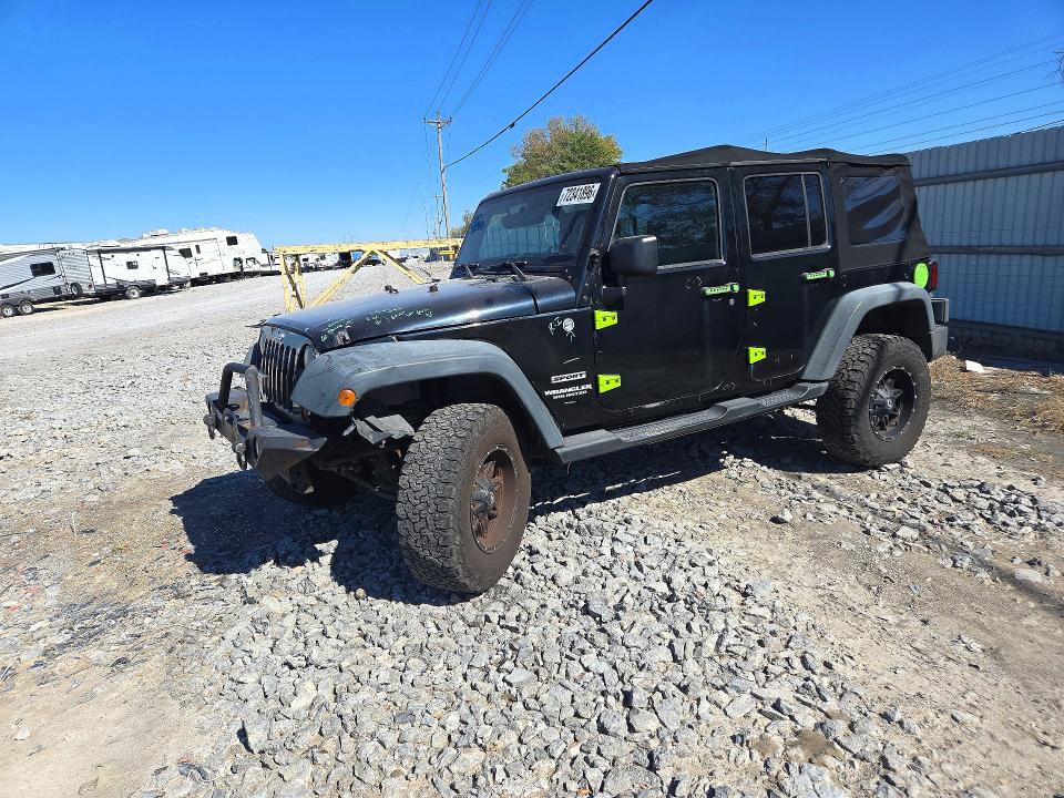 Auction sale of the 2012 Jeep Wrangler Unlimited, vin: 1C4BJWDG9CL281654, lot number: 72341896