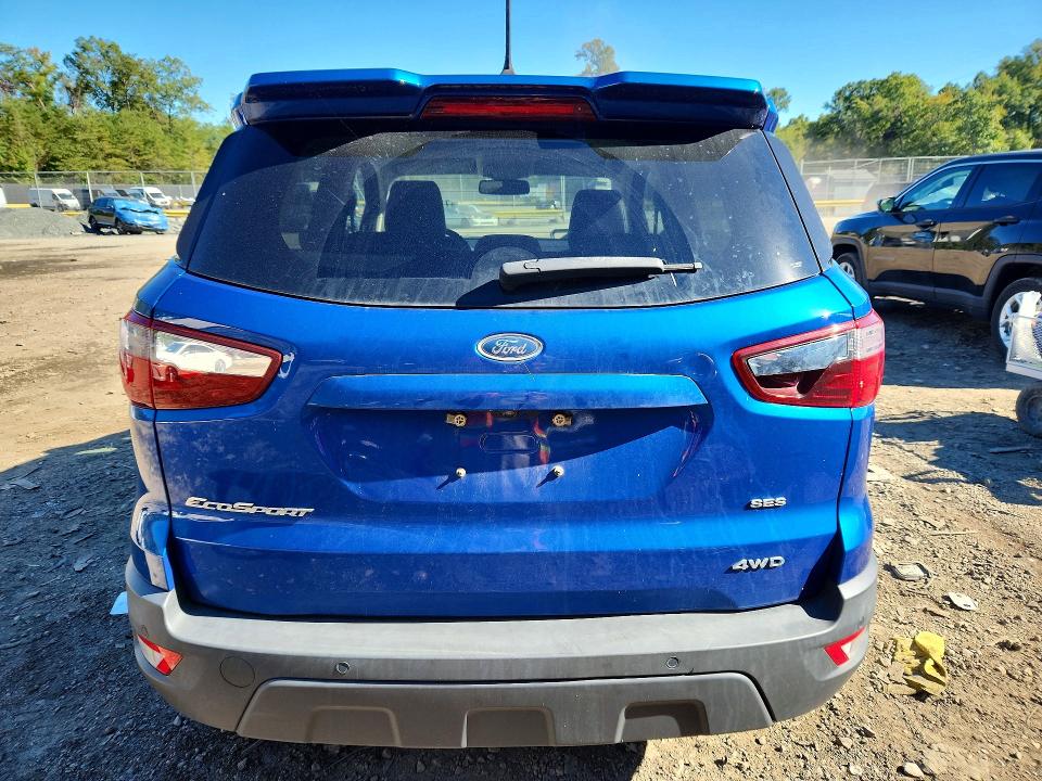 71638696 :رقم المزاد ، MAJ6S3JL5LC336413 vin ، 2020 Ford Ecosport مزاد بيع