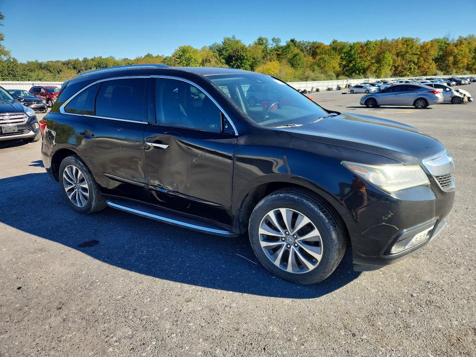 72114506 :رقم المزاد ، 5FRYD4H49GB042876 vin ، 2016 Acura Mdx مزاد بيع