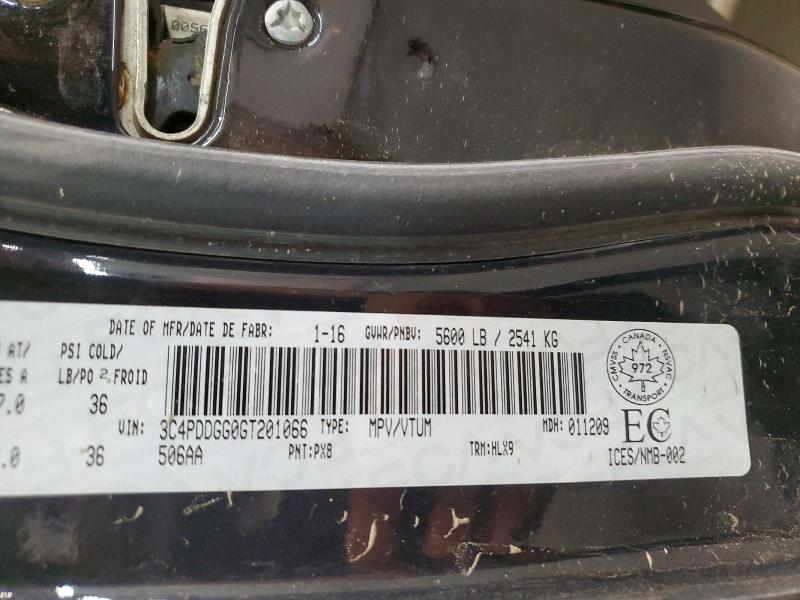 Продаж на аукціоні авто 2016 Dodge Journey, vin: 3C4PDDGG0GT201066, номер лоту: 68705746