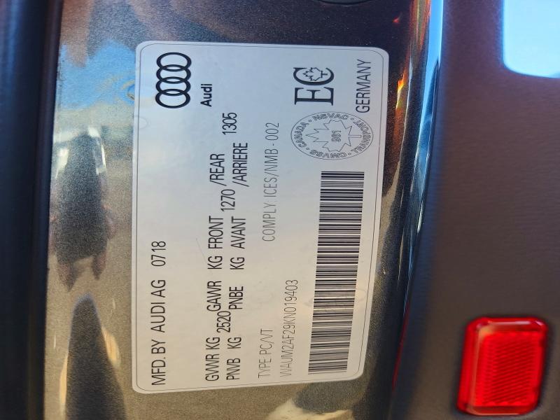 Продаж на аукціоні авто 2019 Audi A6, vin: WAUM2AF29KN019403, номер лоту: 70711696