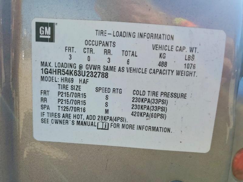 Продажа на аукционе авто 2003 Buick Lesabre, vin: 1G4HR54K63U232788, номер лота: 71536946