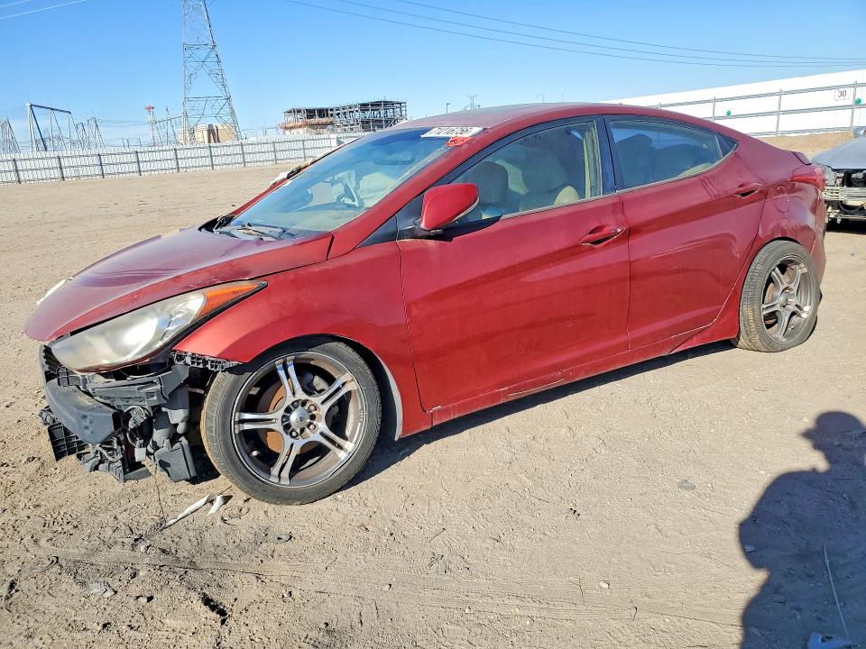 2011 Hyundai Elantra მანქანა იყიდება აუქციონზე, vin: KMHDH4AE5BU165593, აუქციონის ნომერი: 71216756