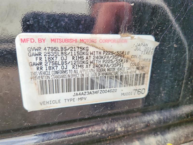 Aukcja sprzedaży 2015 Mitsubishi Outlander, vin: JA4AZ3A34FZ004622, numer aukcji: 71482626