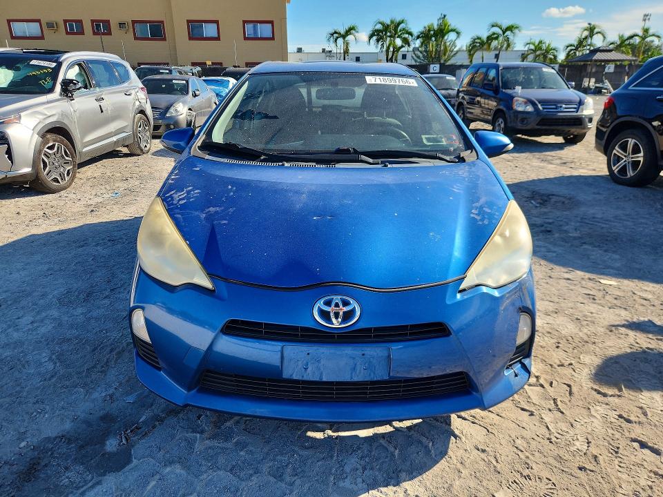 Aukcja sprzedaży 2012 Toyota Prius C, vin: JTDKDTB38C1009288, numer aukcji: 71899766