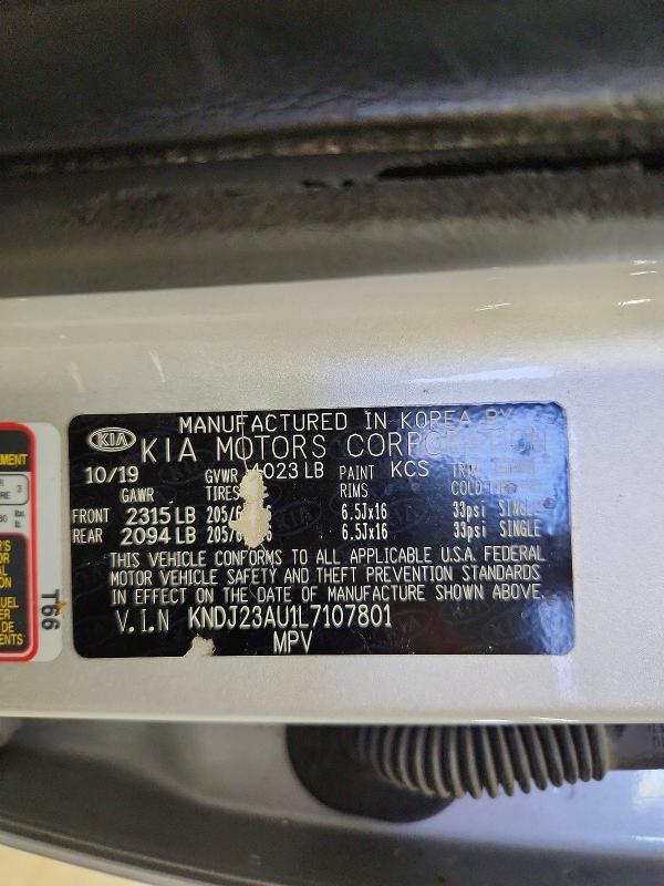 Продаж на аукціоні авто 2020 Kia Soul, vin: KNDJ23AU1L7107801, номер лоту: 71595136