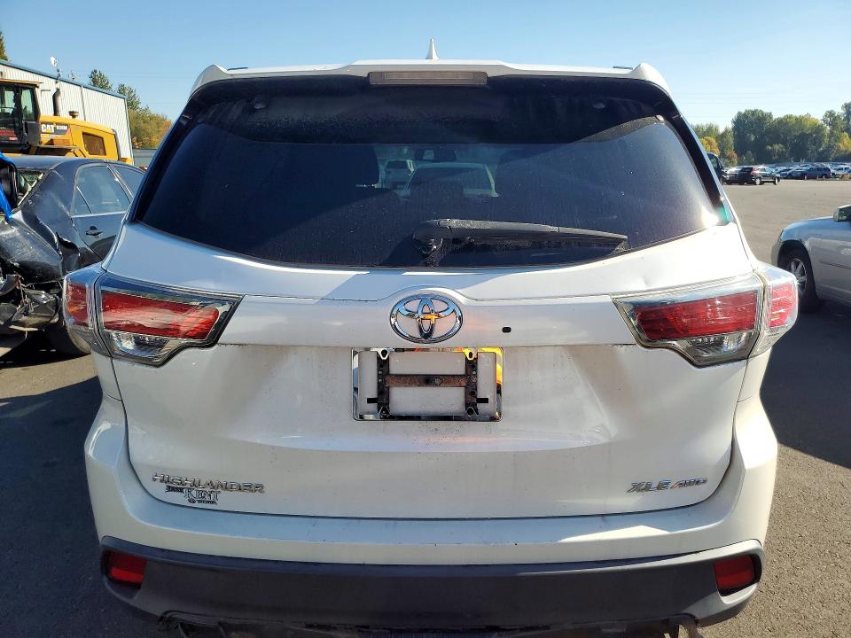Aukcja sprzedaży 2015 Toyota Highlander, vin: 5TDJKRFH1FS098848, numer aukcji: 72802076