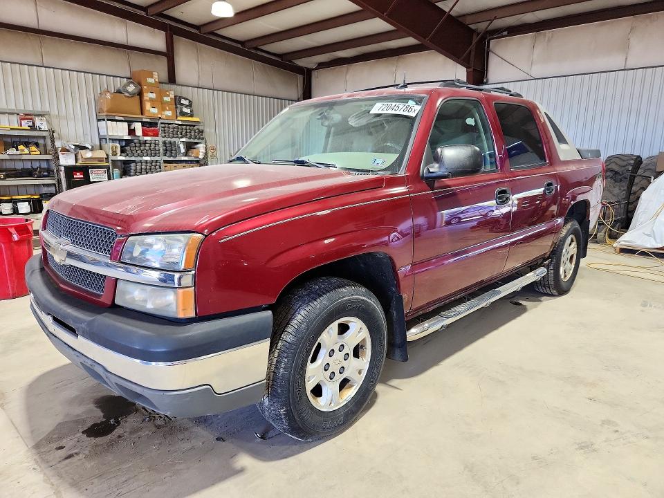 Продажа на аукционе авто 2004 Chevrolet Avalanche, vin: 3GNEK12T24G142419, номер лота: 72045786