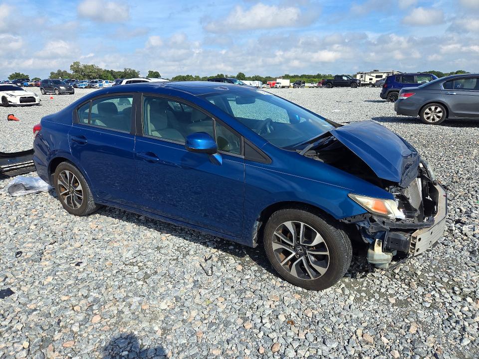 2013 Honda Civic მანქანა იყიდება აუქციონზე, vin: 2HGFB2F8XDH509836, აუქციონის ნომერი: 72490946