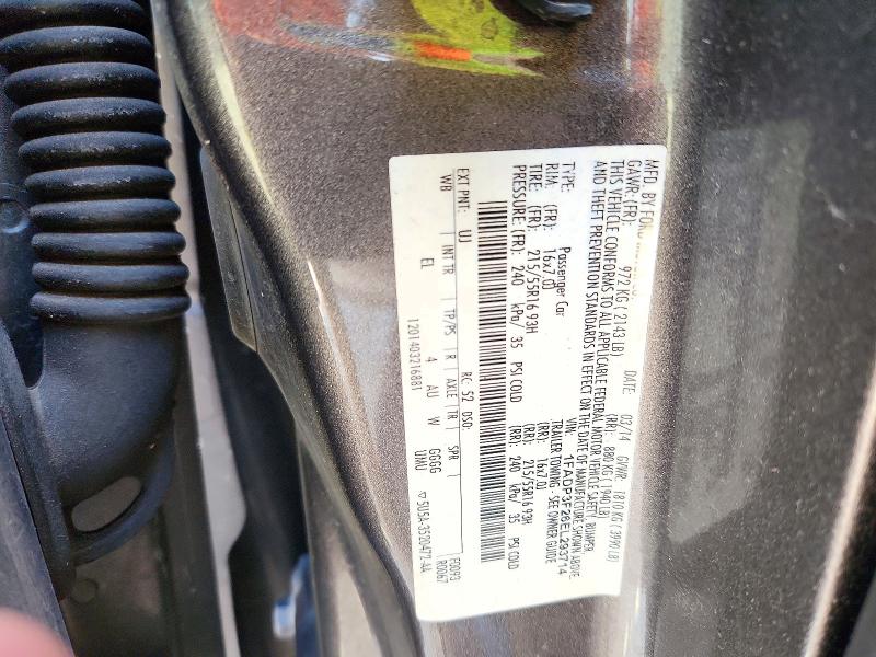 Продажа на аукционе авто 2014 Ford Focus, vin: 1FADP3F26EL293714, номер лота: 72568286