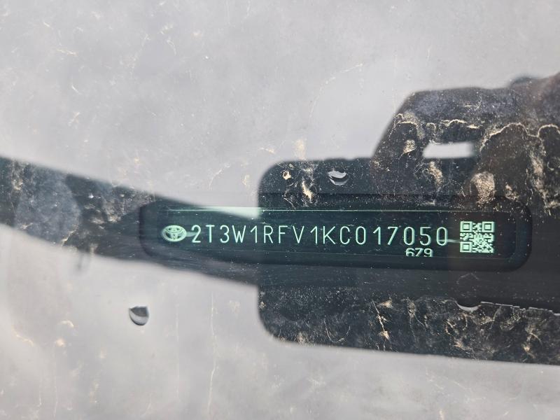 Продажа на аукционе авто 2019 Toyota Rav4, vin: 2T3W1RFV1KC017050, номер лота: 71159906