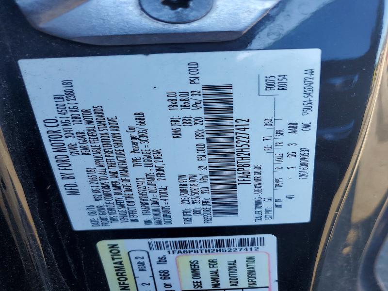 Продаж на аукціоні авто 2017 Ford Mustang, vin: 1FA6P8TH2H5227412, номер лоту: 71303846