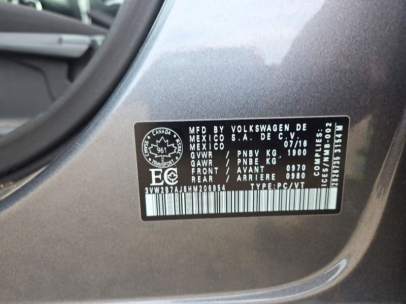 Aukcja sprzedaży 2017 Volkswagen Jetta, vin: 3VW2B7AJ8HM206854, numer aukcji: 70665966