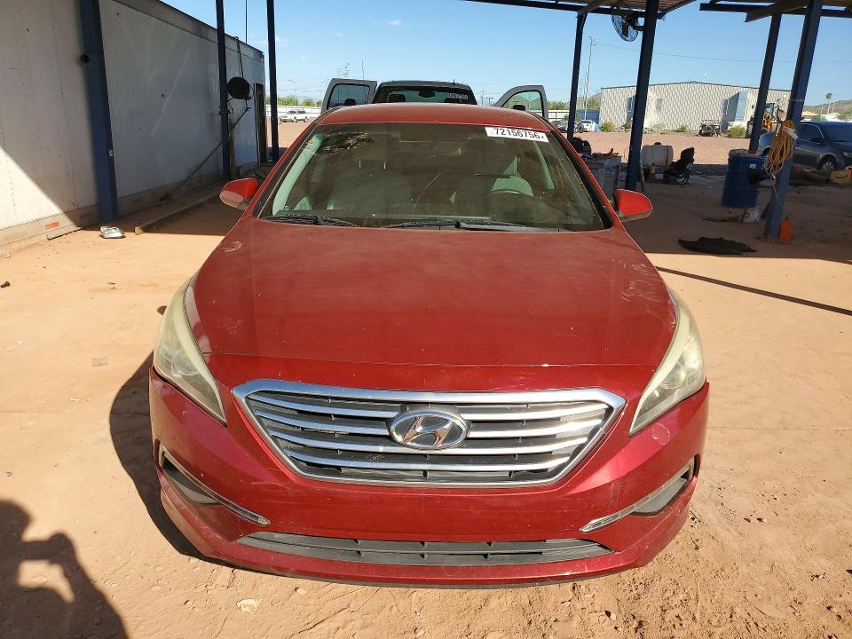 72156756 :رقم المزاد ، 5NPE24AF0FH234032 vin ، 2015 Hyundai Sonata مزاد بيع