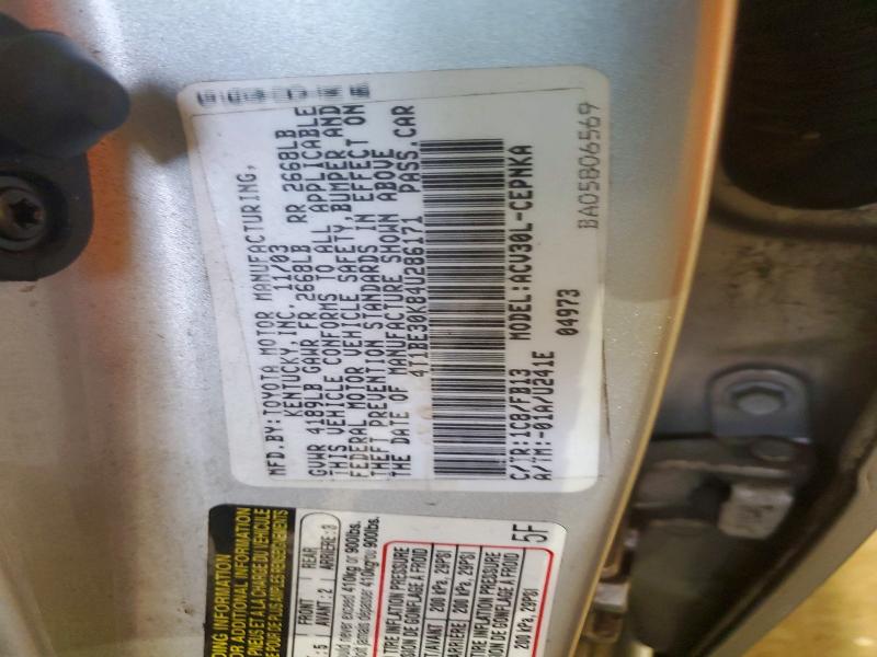 71973696 :رقم المزاد ، 4T1BE30K84U286171 vin ، 2004 Toyota Camry مزاد بيع