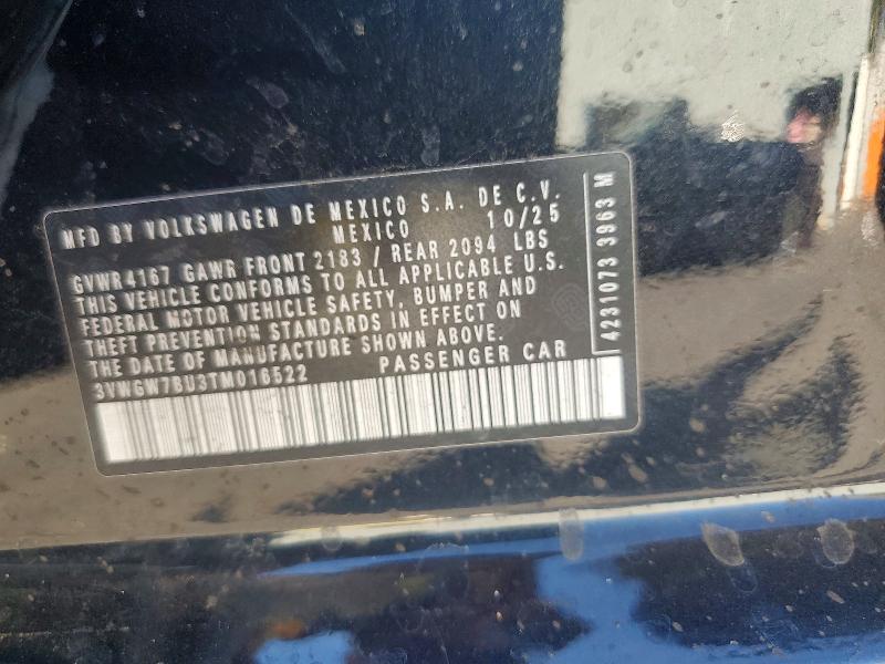 Aukcja sprzedaży 2026 Volkswagen Jetta, vin: 3VWGW7BU3TM016522, numer aukcji: 71819426