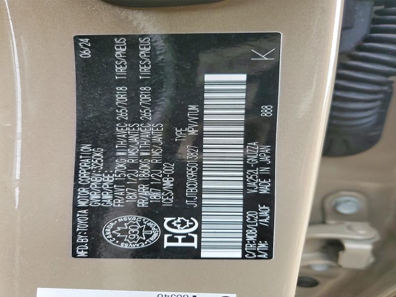 Продажа на аукционе авто 2024 Lexus Gx 550, vin: JTJTBCDX9R5013827, номер лота: 71507216