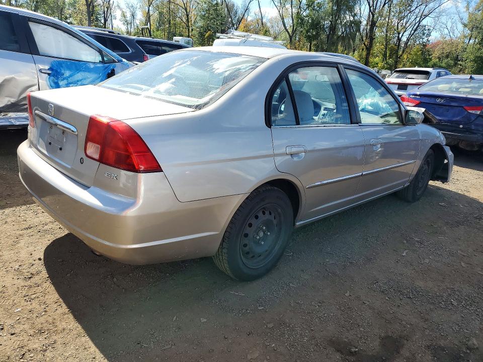 72169826 :رقم المزاد ، 1HGES26742L050743 vin ، 2002 Honda Civic مزاد بيع