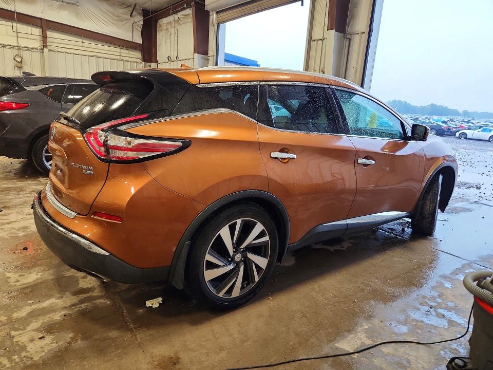 68575826 :رقم المزاد ، 5N1AZ2MH4FN223669 vin ، 2015 Nissan Murano مزاد بيع