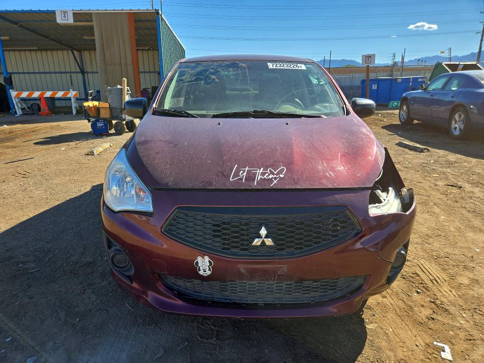 72323226 :رقم المزاد ، ML32F4FJ3LHF06187 vin ، 2020 Mitsubishi Mirage مزاد بيع