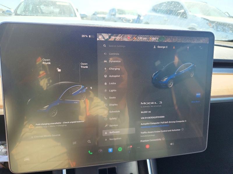 Продажа на аукционе авто 2018 Tesla Model 3, vin: 5YJ3E1EA2JF014569, номер лота: 73092566