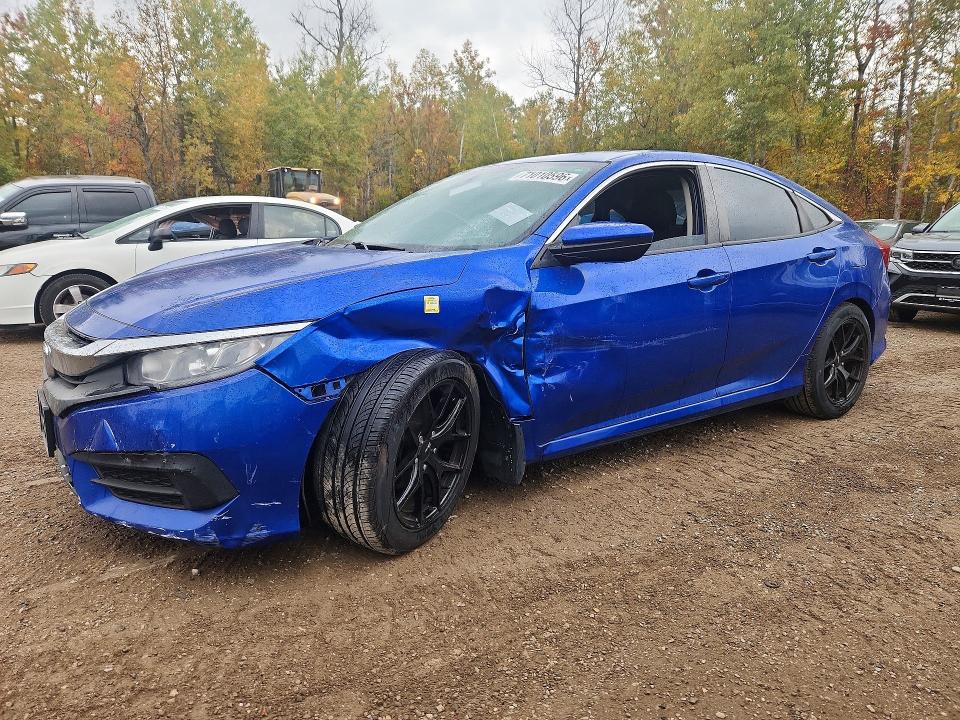 71010596 :رقم المزاد ، 2HGFC2F55HH009124 vin ، 2017 Honda Civic مزاد بيع