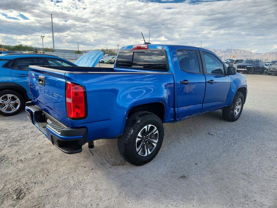 72242156 :رقم المزاد ، 1GCGSDEN0N1238260 vin ، 2022 Chevrolet Colorado مزاد بيع
