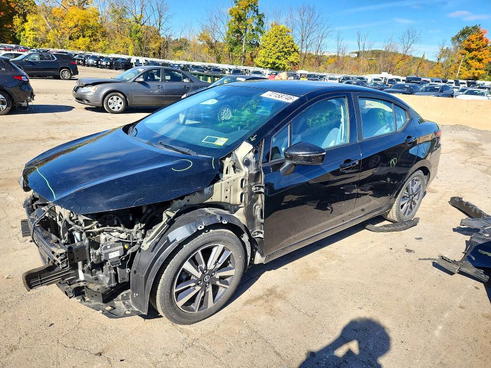 72158746 :رقم المزاد ، 3N1CN8EV7LL816764 vin ، 2020 Nissan Versa مزاد بيع
