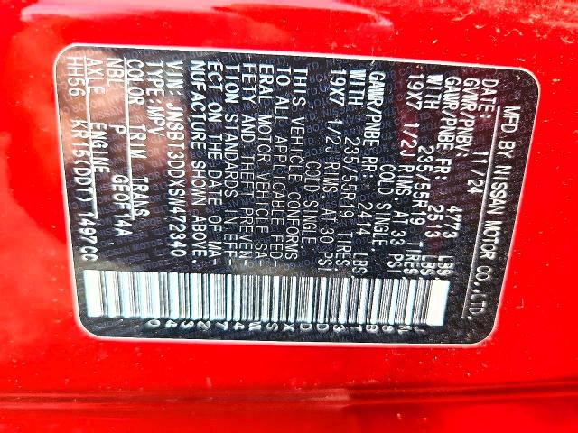 Продаж на аукціоні авто 2025 Nissan Rogue, vin: JN8BT3DDXSW472340, номер лоту: 72854866