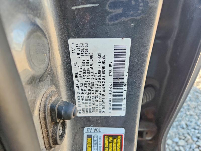 Продаж на аукціоні авто 2014 Honda Cr-v, vin: 5J6RM4H35EL056551, номер лоту: 71103316