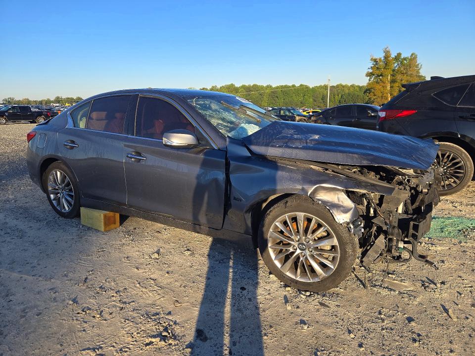 2018 Infiniti Q50 მანქანა იყიდება აუქციონზე, vin: JN1EV7AP0JM358823, აუქციონის ნომერი: 71609926