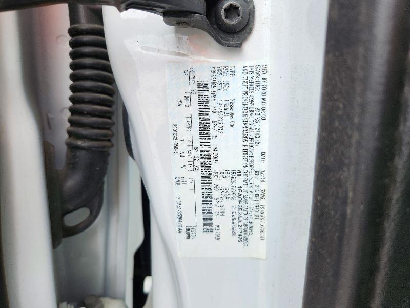 Продажа на аукционе авто 2018 Ford Focus, vin: 1FADP3E24JL277426, номер лота: 72750206