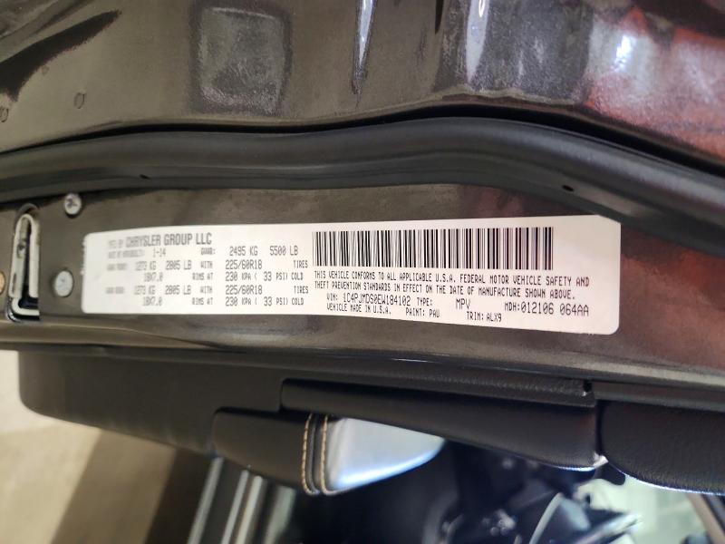 2014 Jeep Cherokee მანქანა იყიდება აუქციონზე, vin: 1C4PJMDS0EW184102, აუქციონის ნომერი: 71354346