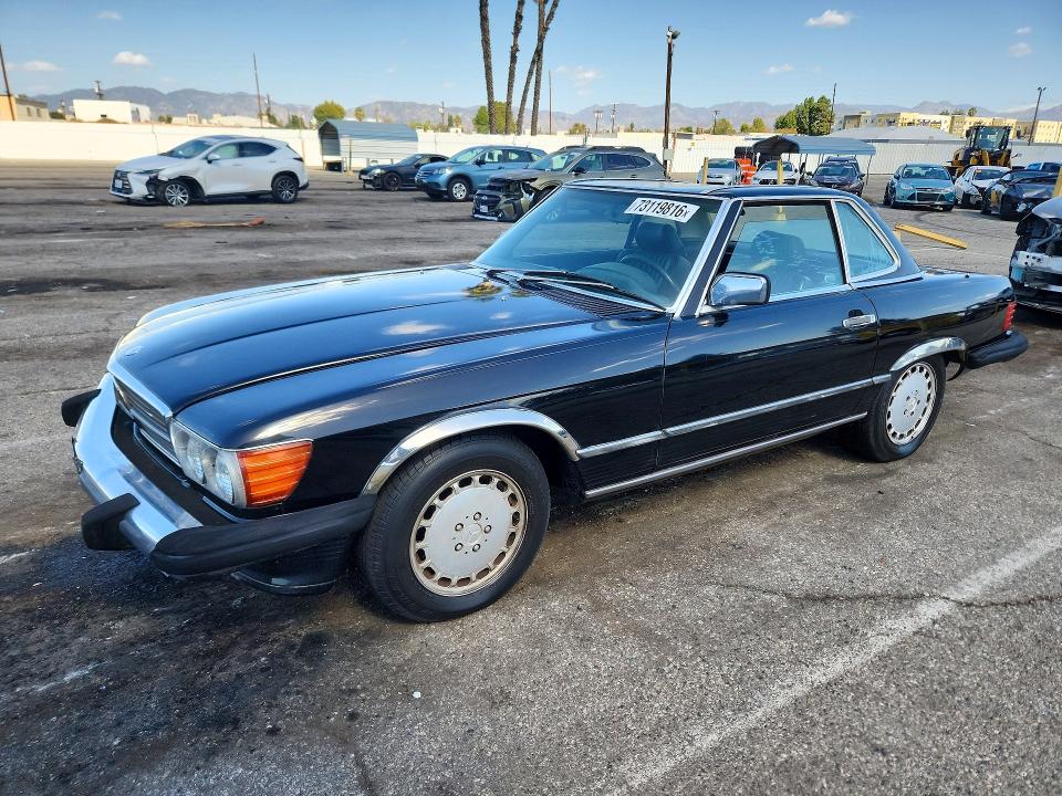 1989 Mercedes-benz 560 მანქანა იყიდება აუქციონზე, vin: WDBBA48D8KA099652, აუქციონის ნომერი: 73119816