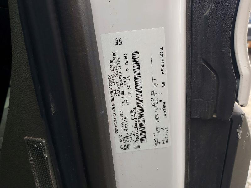 71377776 :رقم المزاد ، 1FDAX2C86LKB25098 vin ، 2020 Ford Transit-350 مزاد بيع