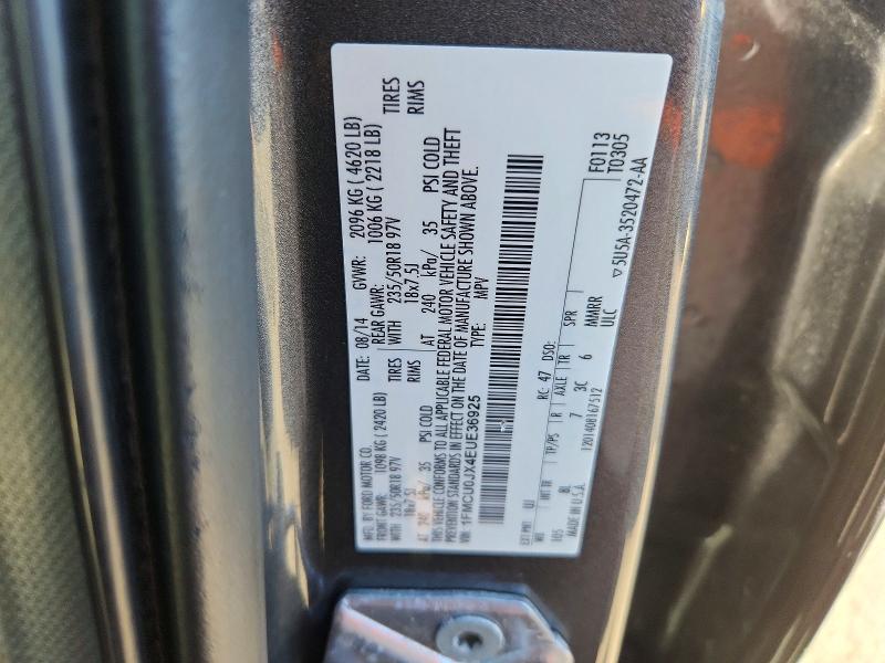 Продажа на аукционе авто 2014 Ford Escape, vin: 1FMCU0JX4EUE36925, номер лота: 71266136