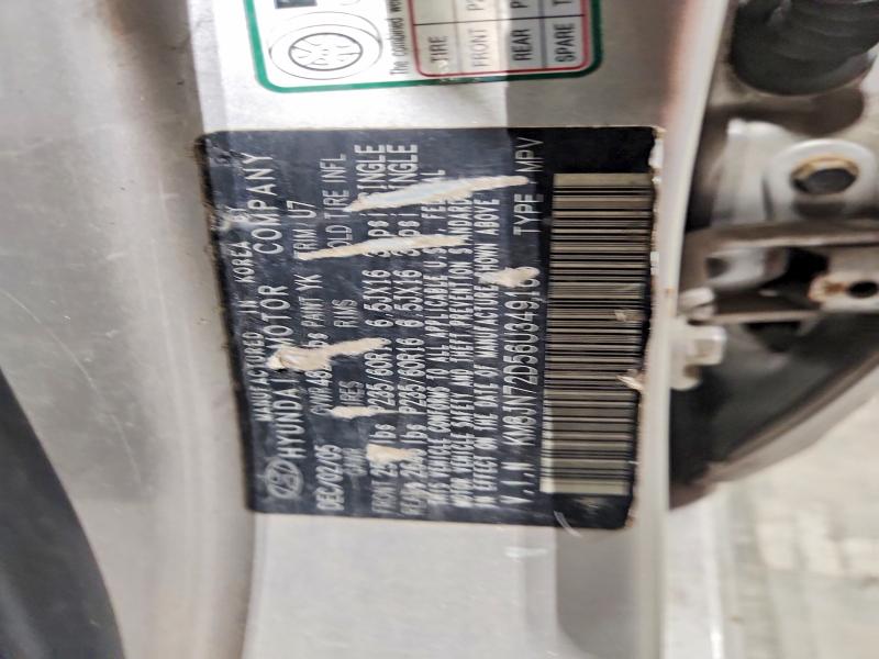 2006 Hyundai Tucson მანქანა იყიდება აუქციონზე, vin: KM8JN72D56U349165, აუქციონის ნომერი: 70246146